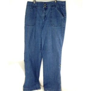 Vintage WHITE STAG Denim Blue Jean Pants 4-Pocket Size 10 Waist 35 in